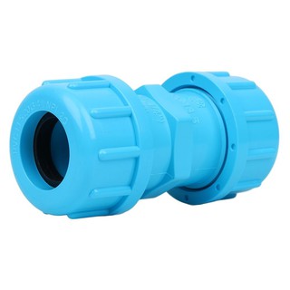 ข้อต่อ ข้อต่อยูเนี่ยน-หนา SCG 3/4 นิ้ว สีฟ้า อุปกรณ์เดินท่อ งานระบบประปา UNION PVC SOCKET SCG 3/4" LITE BLUE