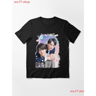 New Cherry Magic Essential T-Shirt เสื้อยืดพิมพ์ลาย คอกลม ความนิยม แขนสั้นคู่รัก Unisex