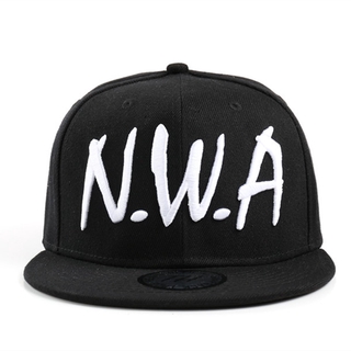 New Compton Men&amp;women Snapback Sport Baseball Cap Vintage Black NWA Letter Gangsta Hip-hop Hat