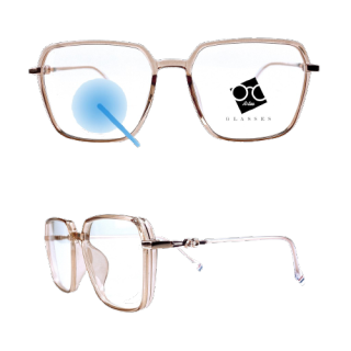 [ใส่โค้ดSSPRWSลดทันที 70บาท] แว่นตากรองแสงสีฟ้าSuperBlueBlock  แว่น แว่นตา แว่นตากรองแสง แว่นกรองแสง แว่นกรองแสงสีฟ้า แว่นตาแฟชั่น BB2061