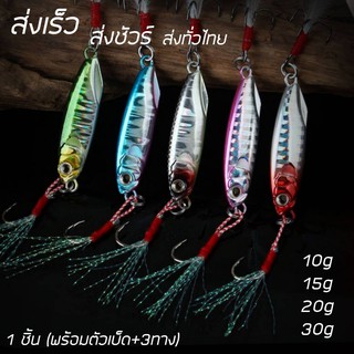 ราคาไมโครจิ๊ก 10กรัม 15กรัม 20กรัม 30กรัม 1ชิ้น เหยื่อไมโครจิ๊ก Micro jig เหยื่อตกปลาทะเล ไมโคจิ๊ก เหยื่อจิ๊ก ตกปลาเก๋า R7