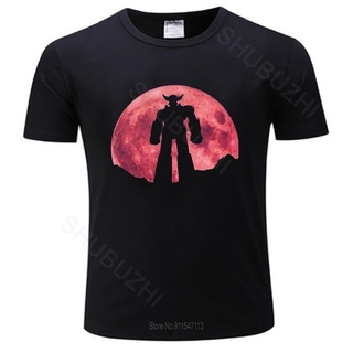 GILDAN ขายดี เสื้อยืดผ้าฝ้าย 100% พิมพ์ลายหุ่นยนต์อวกาศ Red Moon - Grendizer Goldrake Goldorak Japan 70S 80S สําหรับผู้ช