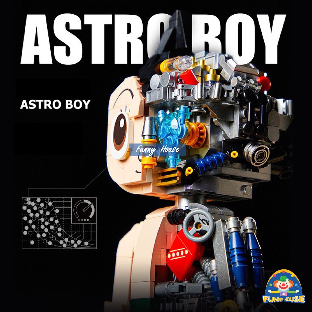 **พร้อมส่งที่ไทย** บล็อคตัวต่อ Astro Boy Mechanical NO.86203 ครบรอบ 70 ปี