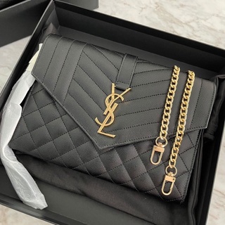 พร้อมส่ง ของแท้ new ysl clutch