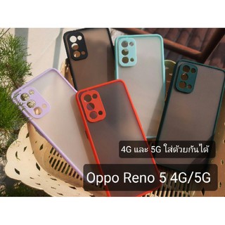 เคส Oppo Reno5 4G / Reno 5 5G แบบกันกล้อง และ กันกล้อง+กันมุม