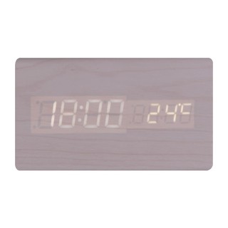 clock TABLE CLOCK HOME LIVING STYLE LED 15X9CM PLASTIC GRAY Home decoration Home &amp; Furniture นาฬิกา นาฬิกาตั้งโต๊ะ LED H