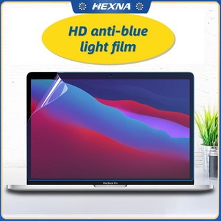 ฟิล์มกันรอยหน้าจอ แบบนิ่ม ป้องกันแสงสีฟ้า สําหรับ Macbook Pro 13 14.2 15 Air 13 M2 13.6 Mac 16