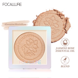 Focallure เครื่องสําอางไฮไลท์ชิมเมอร์กลิตเตอร์ดอกไม้ #Jasminemeetsrose