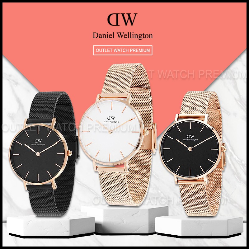 OUTLET WATCH นาฬิกา Daniel Wellington OWD201 นาฬิกาข้อมือผู้หญิง นาฬิกาผู้ชาย แบรนด์เนม ของแท้ Brand DW Watch DW00100219