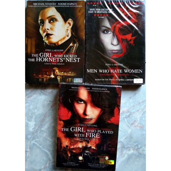 📀 DVD รวม SET  THE GIRL WITH THE DRAGON TATTOO  3 ภาค