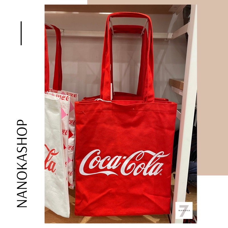 กระเป๋าผ้า คอลเลคชั่น Cola-Cola x Miniso