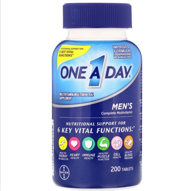 One-A-Day, Men's Complete Multivitamin, 200 Tablets