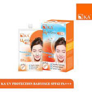 ครีมกันแดด KA UV Protection BabyFace SPF42 PA+++ (1แพ็คมี6ชิ้น)