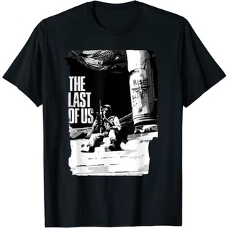 เสื้อยืดผ้าฝ้ายพรีเมี่ยม เสื้อยืด พิมพ์ลาย The Last of Us Hunter สําหรับผู้ใหญ่