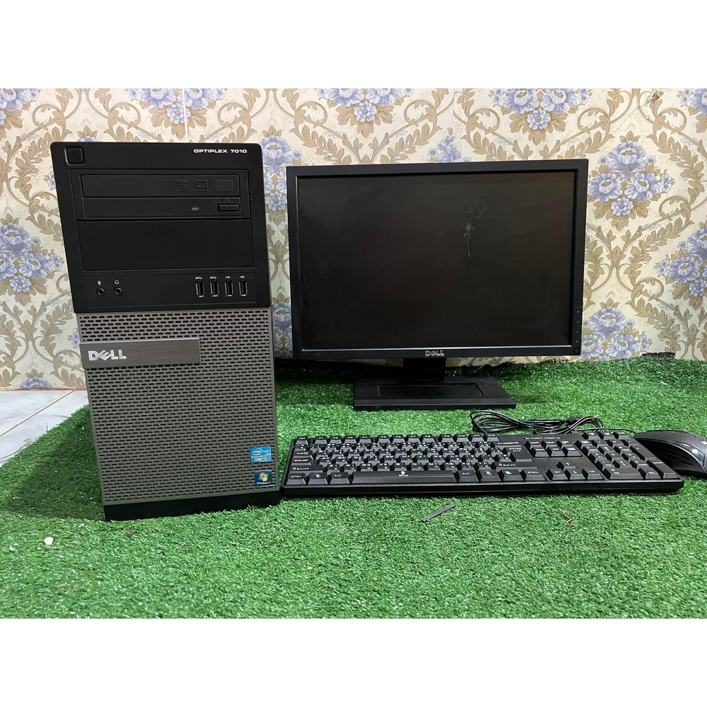 คอมชุด Dell Optiplex i3 i5 i7 Gen3 ram4g Hdd500g พร้อมจอ ของแถม อุปกรณ์ครบ พร้อมใช้งาน