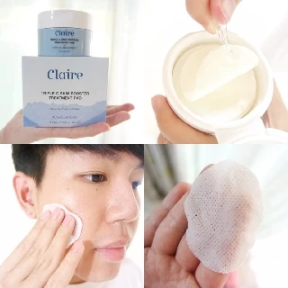 Claire Triple C Skin Booster Treatment Pad แบบกระปุก (60 pads)