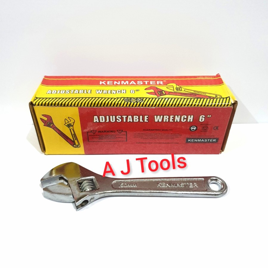 KENMASTER 6" ADJUSTABLE WRENCH