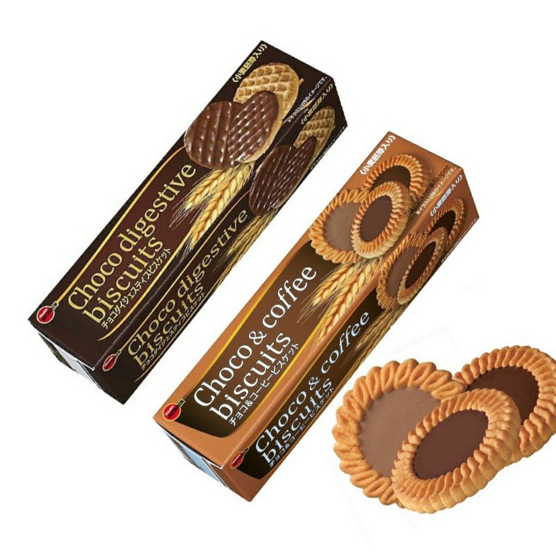 BOURBON Choco&Coffee/Digestive บิสกิต เบอร์บอน คุกกี้ญี่ปุ่น