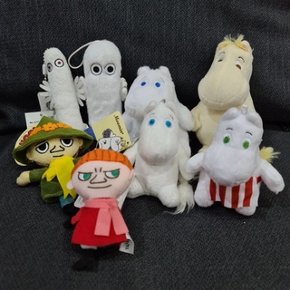 พวงกุญแจตุ๊กตามูมิน สนัฟกิ้น Snufkin ลิตเติ้ลมาย Little my ผี จาก มูมิน Moomin ลิขสิทธิ์นำเข้าจากญี่ปุ่น