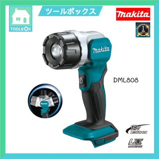 ไฟฉาย LED ไร้สาย 18V.รุ่น DML808 MAKITA (สำหรับตัวเดี่ยวไม่มีแบตและแท่นชาร์จ)