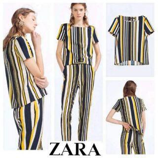 ZARA Striped Blouse