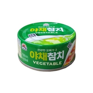 &gt;&gt;ส่งจากไทย&gt;&gt;ทูน่ากระป๋องสูตรผัก  /  Sajo Tuna  vegetable 고추참치 150g