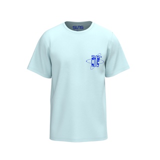 suns Tee Warped Light Blue