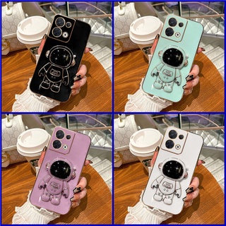 เคส OPPO Reno 8 Reno 8 Pro Reno 8Z 5g Reno 7z 5g Reno 7 Reno 7 4G โทรศัพท์มือถือ ลายนักบินอวกาศ พร้อมขาตั้ง สําหรับYHY OPPO Reno 8