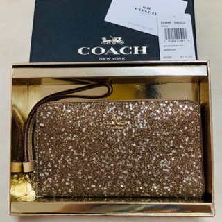 หนังแท้ กระเป๋าสตางค์ Coach แท้‼️มือ1 ชนช้อป