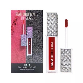 Hojo Star drill matte Lip Glair Lip Gloss ลิปจิ้มจุ่มแมตช์ ลิปกลอส 8037🔥ใหม่Hot สุดๆ 🔥(พร้อมส่ง/ของแท้)