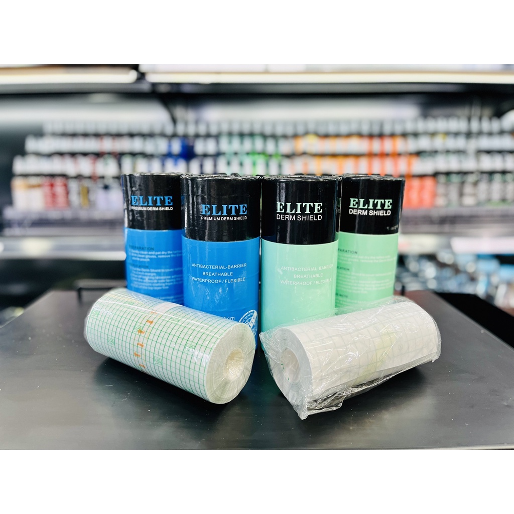 ฟิล์มแลปหลังสัก ELITE Derm Shield in Sheets แบบม้วนกลม #ฟิล์มใสแรพผิว กล่องเขียว