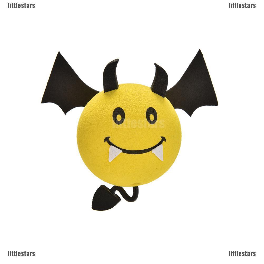{LUV} 1 Pcs Yellow Devil Antenna Topper Eva Decorative Car Topper Balls ...
