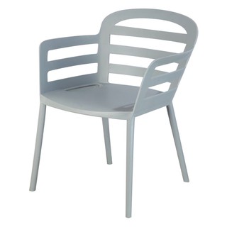 PLASTIC CHAIR SPRING WHITE เก้าอี้ พลาสติก PP  สีขาว โต๊ะและเก้าอี้ เฟอร์นิเจอร์นอกบ้าน สวนและอุปกรณ์ตกแต่ง PLASTIC CHAI