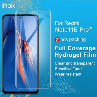 Imak Redmi Note 11 Pro Plus 4G / 5G ฟิล์มไฮโดรเจล ป้องกันหน้าจอ แบบเต็ม บางพิเศษ นิ่ม ใส ด้านหน้า ฟิล์มไฮโดรเจล