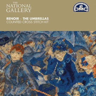 DMC ชุดปักครอสติส Renoir -the umbrellas ลิขสิทธิ์แท้