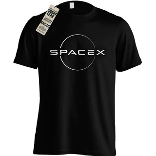 [S-5XL] SpaceX Tesla Elon Musk Rocket Space Automotive T-Shirt Car Racing Auto TShirt 100% Cotton