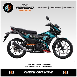 SUZUKI สติกเกอร์ ลาย Satria Fu Petronas สําหรับตกแต่ง