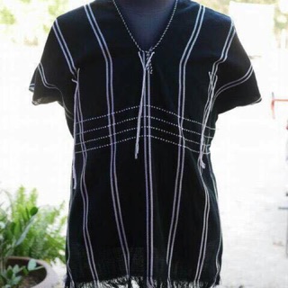 เสื้อกะเหรี่ยง #สีดำ