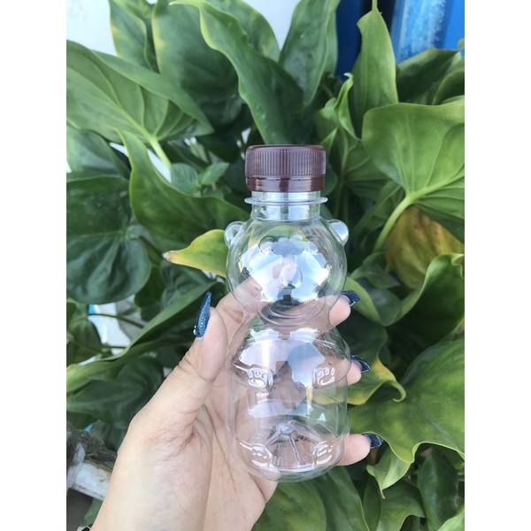 ขวดเปล่ารูปทรงหมีขนาด220cc./ จำกัด 2 แพคต่อ 1 คำสั่งซื้อเท่านั้น