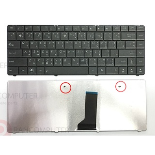 KEYBOARD ASUS X43S K43T X43U X43B X84 ไทย อังกฤษ)สีดำ