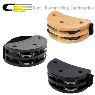 RockaRhythm แทมโบรีน สำหรับใส่เท้า แทมโบรีนเท้า วัสดุไม้, วัสดุไฟเบอร์ (Foot Rhythm Ring Tambourine) รุ่น G16