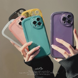 เคสโทรศัพท์มือถือแบบนิ่ม TPU ใส กันกระแทก สีเรืองแสง สําหรับ OPPO A17 A16 A95 A17K A15 A12 A5S A3S A12E A7 A5 A9 2020 A53 A33 A54 A74 A16s A15s A35 A11 A11K A