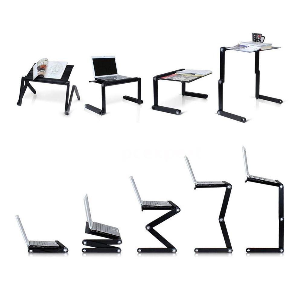 Pcer Portable Adjustable Laptop Computer Notebook Desk Stand