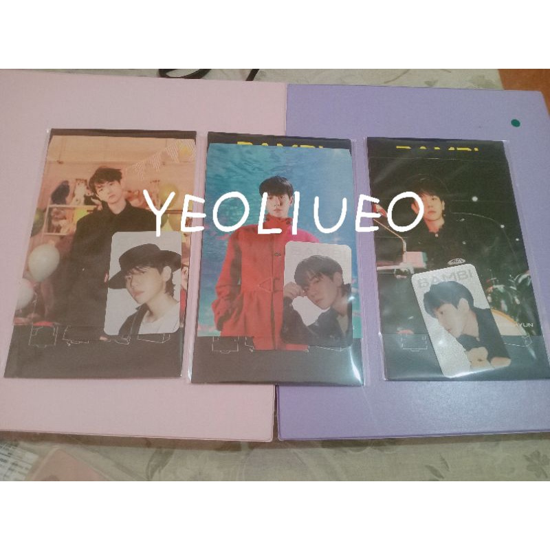 (READY INA) BAEKHYUN BAMBI MD HOLOGRAM STANDEE SET