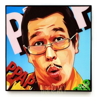 PPAP ( Pen Pineapple Apple Pen ) นักร้อง Daimaou Kosaka รูปภาพ​ติดผนัง pop art กรอบรูป แต่งบ้าน ของขวัญ ของสะสม