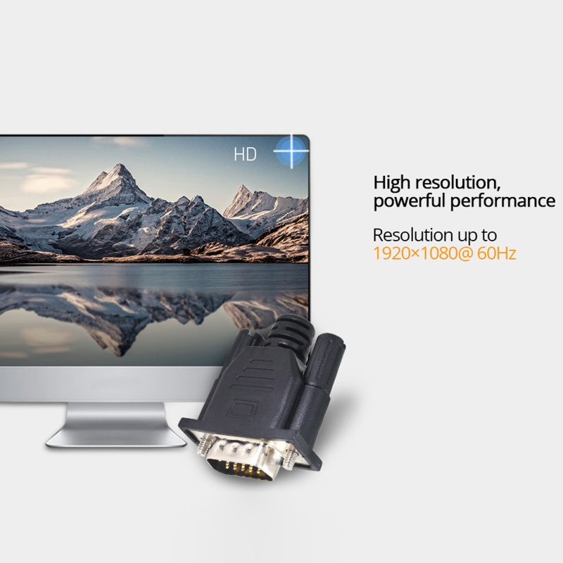 Met Virtual Display Adapter VGA Monitor Dummy Plug Headless Display Emulator