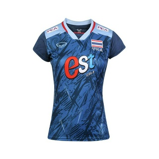 GRAND SPORT เสื้อวอลเลย์บอลทีมชาติหญิงแขนสั้น 2023 รหัส : 014342