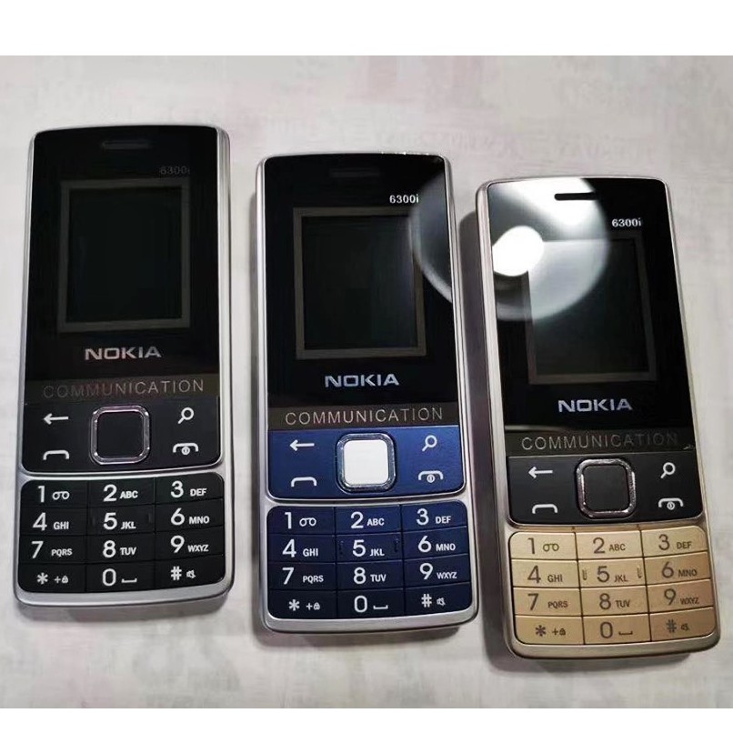 โทรศัพท์มือถือ NOKIA  PHONE 6300  (สีกรม) 3G/4G  รุ่นใหม่ โนเกียปุ่มกด