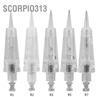 Scorpio313 เข็มปากกาสักคิ้วไฟฟ้า 5 แบบ 10 ชิ้น ต่อชุด