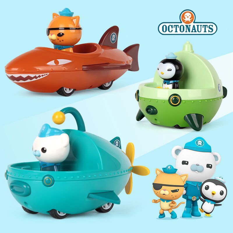 ฟิกเกอร์การ์ตูน Octonauts Submarine Column Car ของเล่นสําหรับเด็ก